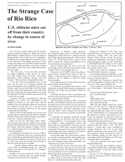 The Strange Case of Rio Rico