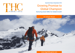 Growing Promise to Global Champion