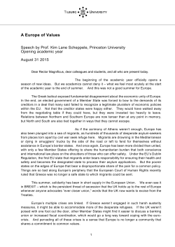 A Europe of Values - Tilburg University