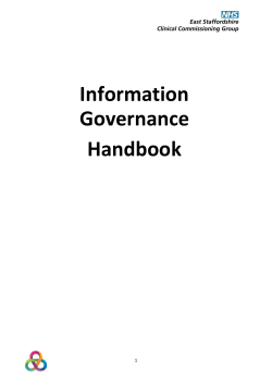 Information Governance Handbook