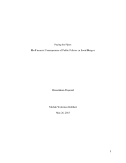 Rothbart Dissertation Proposal