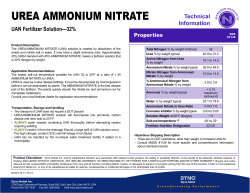 urea ammonium nitrate