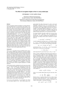 The effect of corrugation height on flow in a wavy