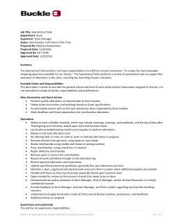 Seamstress Tailor 20161109