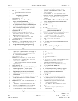 Transcript 17.02.17 - Anthony Grainger Inquiry