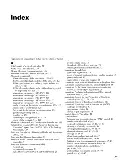 State of Animals ~index - humanesociety.org