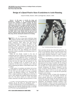 Design of a Quasi-Passive Knee Exoskeleton to Assist Running