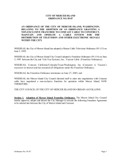 please click here - City of Mercer Island