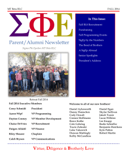 Fall 2014 Newsletter - Montana State University