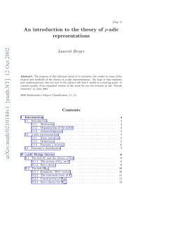 arXiv:math/0210184v1 [math.NT] 12 Oct 2002
