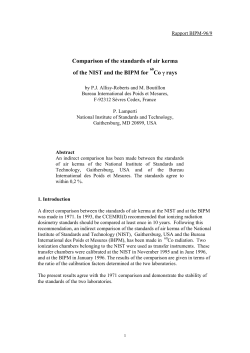 Comparison of the standards of air kerma of the NIST and the BIPM
