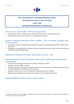 the release Full-Year Results 2015