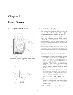 Real Gases