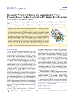 Changes in Protein Architecture and Subpicosecond Protein