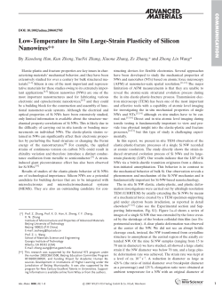 Low-Temperature In[thinsp]Situ Large-Strain