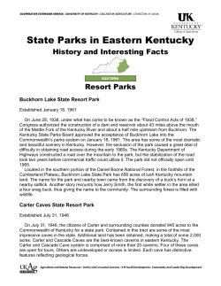 State Parks in Eastern Kentucky