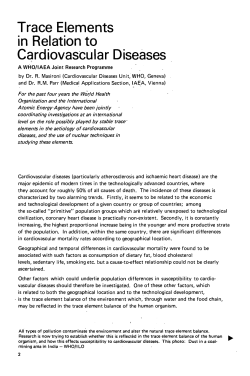 Trace Elements in Relation to Cardiovascular Diseases
