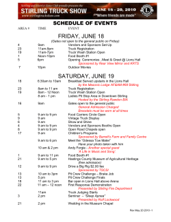 friday, june 18 saturday, june 19