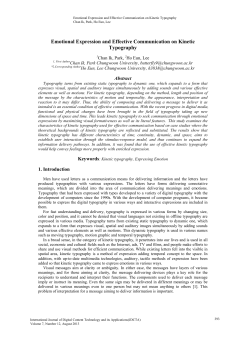 Emotional Expression and Effective Communication on Kinetic