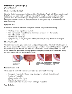 Interstitial Cystitis (IC)