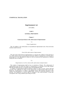 Imprisonment Act