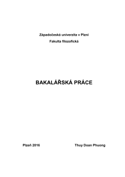 bakal&aacute;řsk&aacute; pr&aacute;ce - Z&aacute;padočesk&aacute; univerzita