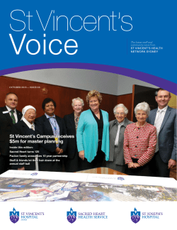 St Vincent`s Voice October 2015