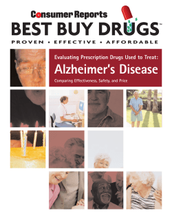 Alzheimer`s Disease - Options For Elder Care