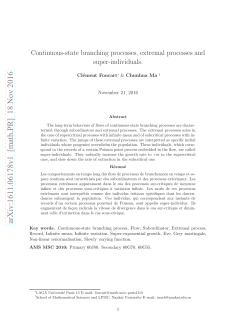 Continuous-state branching processes, extremal processes and