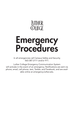 Emergency Procedures