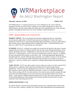 WR Marketplace 15-7 - Capital Strategies