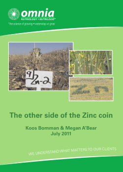 The other side of the Zinc coin