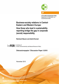 Business-society relations in Central
