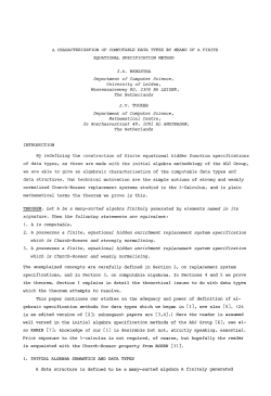 A characterisation of computable data types by means of a finite