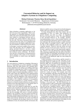 Unwanted Behavior and its Impact on Adaptive Systems