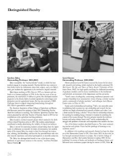 Distinguished Faculty