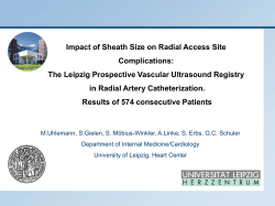 Impact of sheath size on radial access site complications: the