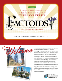 Curiosities - Economic Development Winnipeg