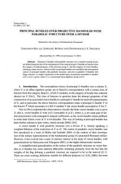 principal bundles over projective manifolds with parabolic structure
