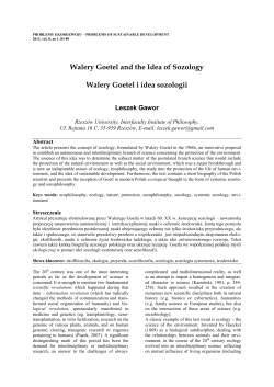 problemy ekorozwoju &ndash; problems of sustainable development