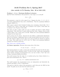 18.05 Problem Set 5, Spring 2017