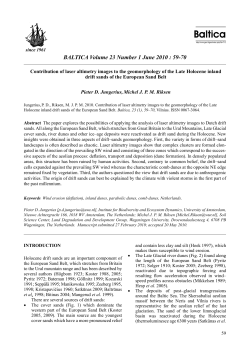 Jungerius, P.D., Riksen, M.J.P.M. A contribution of laser altimetry