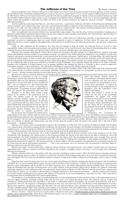 Thomas Jefferson Handout