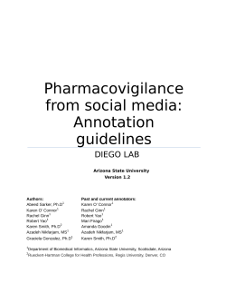 Annotation guidelines - DIEGO Lab