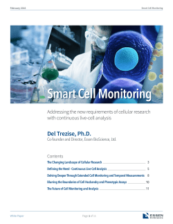 Smart Cell Monitoring