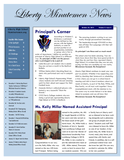 Liberty Minutemen News