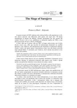 The Siege of Sarajevo