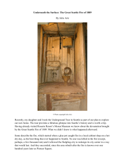 Underneath the Surface: The Great Seattle Fire of