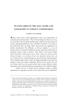putting dido on the map: genre and geography in