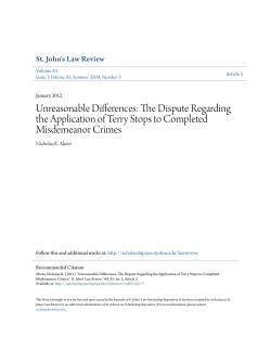 Unreasonable Differences: The Dispute Regarding the Application